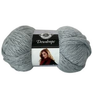 Loops & Threads Dewdrops Yarn Onyx 13 #6 Bulky 3 oz 71 Yards